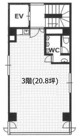 TSビル3F 間取り図