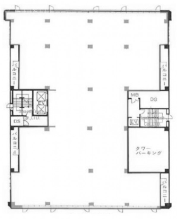 赤坂月世界ビル3F 間取り図