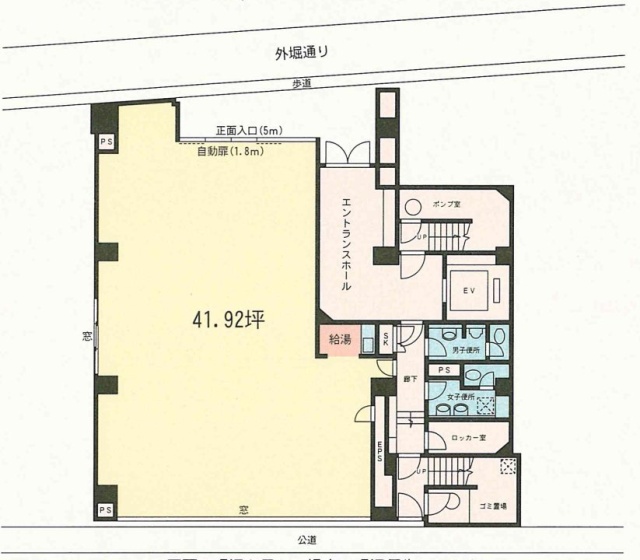 赤坂グレースビル1F 間取り図