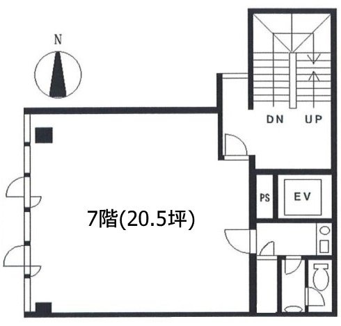 奥田ビル7F 間取り図