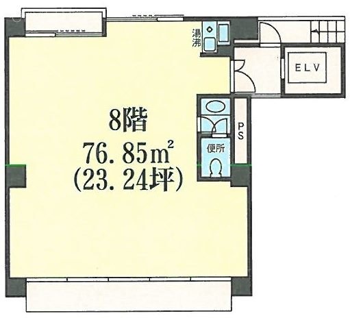 第7センタープラザビル8F 間取り図