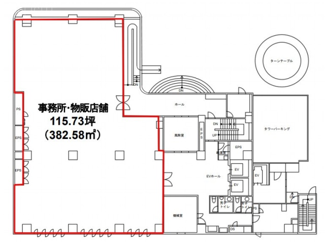 東池袋センタービル1F 間取り図