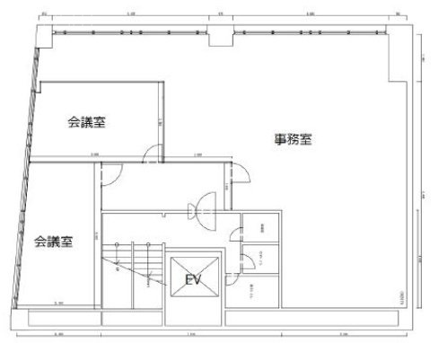 専修赤坂ビル2F 間取り図