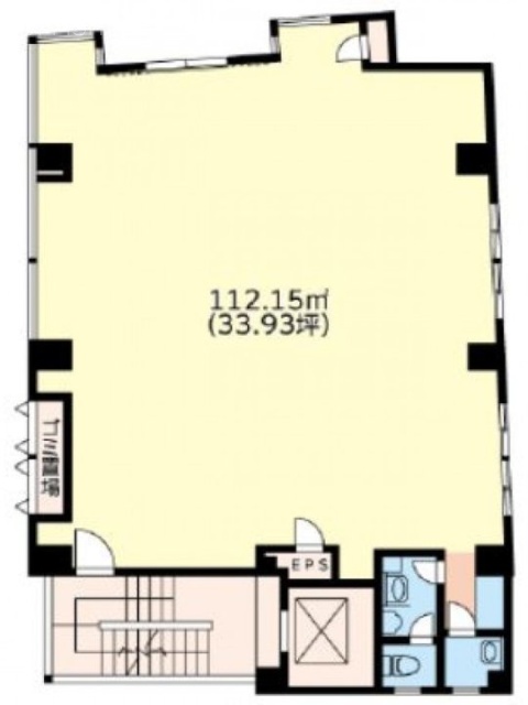 新かにつのビル1F 間取り図