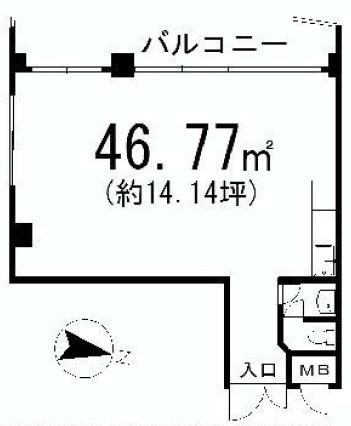 古谷ビル2F 間取り図