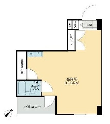 アクセス西新宿ビル702 間取り図