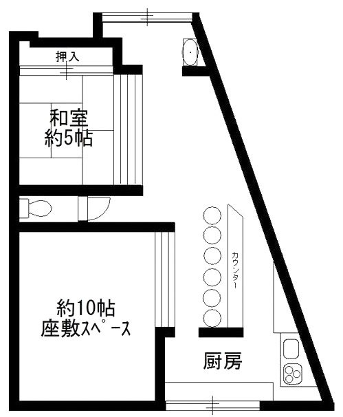 西横浜第一ビル1F 間取り図