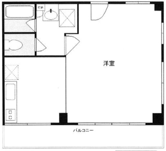 渋谷コープ703 間取り図