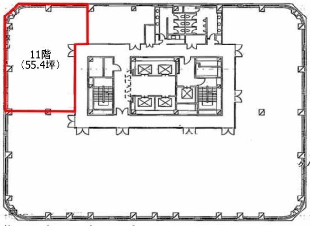 コアシティ立川11F 間取り図