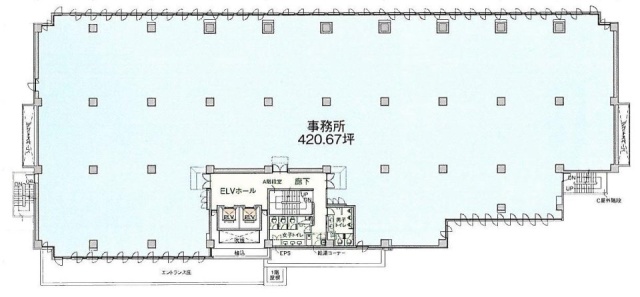 芝公園3丁目ビル2F 間取り図