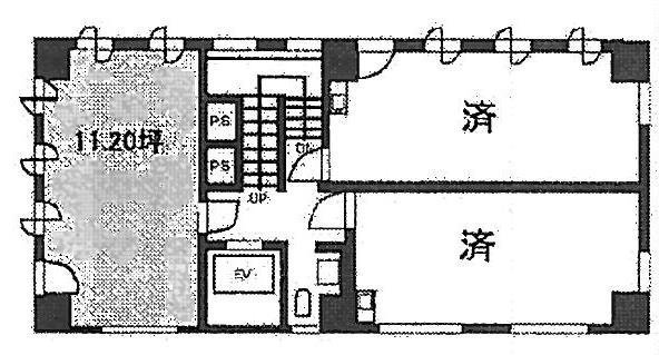 セントラルビル601 間取り図