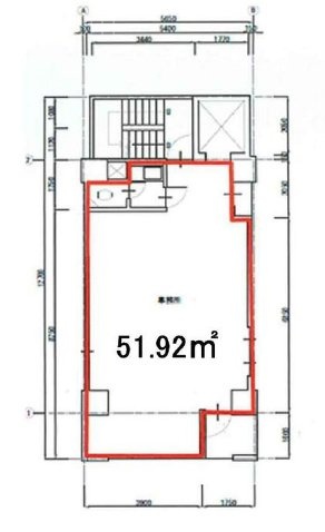 渋谷トーセイビル3F 間取り図