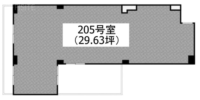 市川サンハイツ205 間取り図