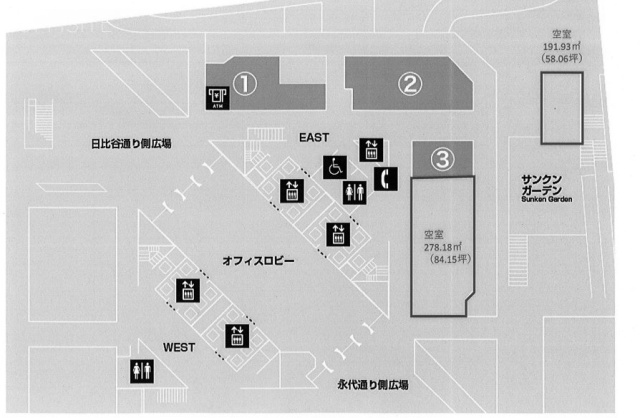 大手町ファーストスクエアイーストタワー101 間取り図