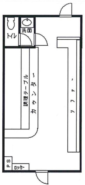 アルファ都賀店舗ビル102 間取り図