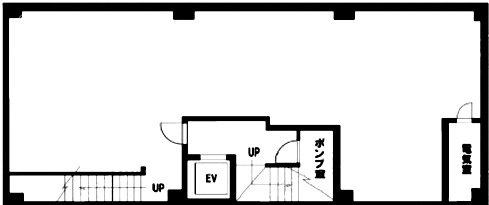 赤坂土橋ビルB1F 間取り図