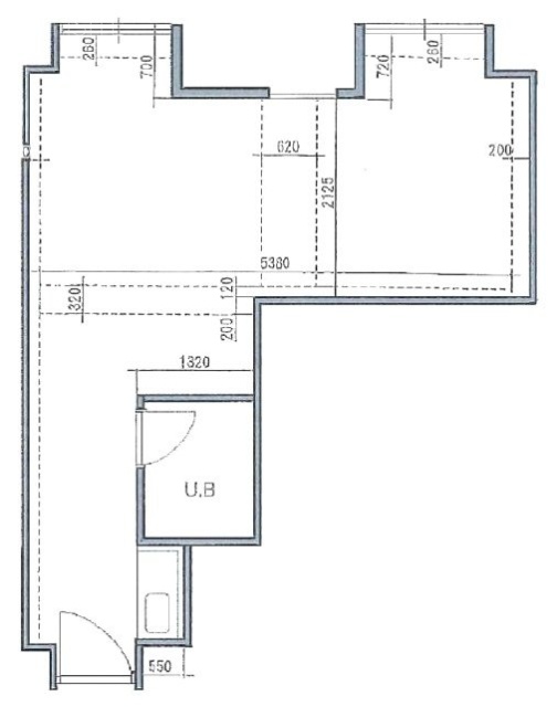ラフィネ東銀座7F 間取り図