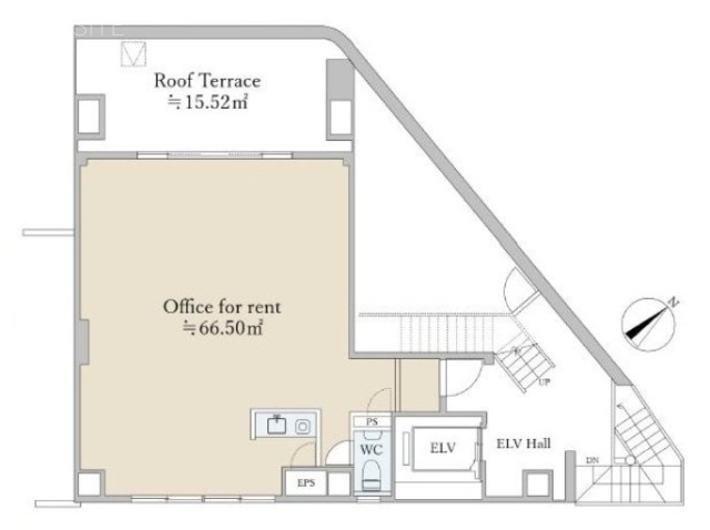 渋谷MJビル7F 間取り図