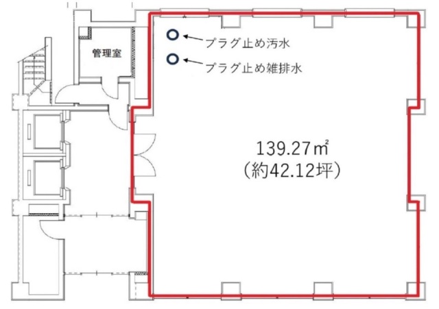 エスエフ茅場町(SF茅場町)ビル1F 間取り図