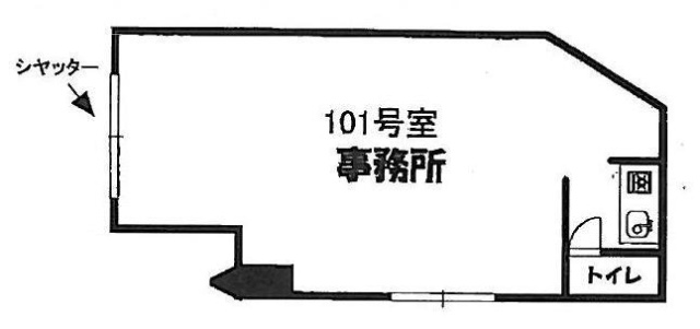 宮城ビル1F 間取り図