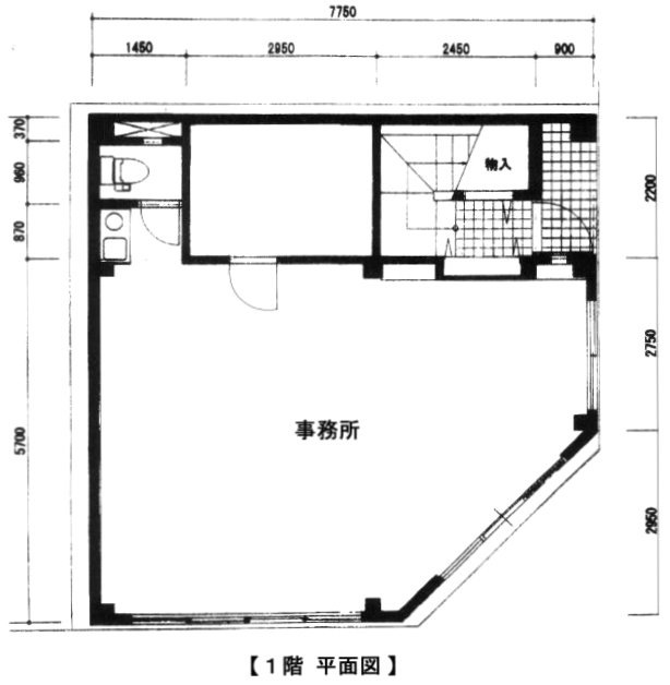 オオタハイツビル1F 間取り図