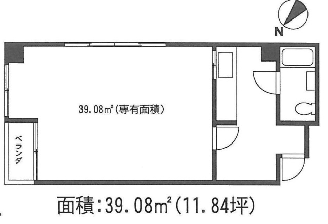 サーラ三田ビル802 間取り図