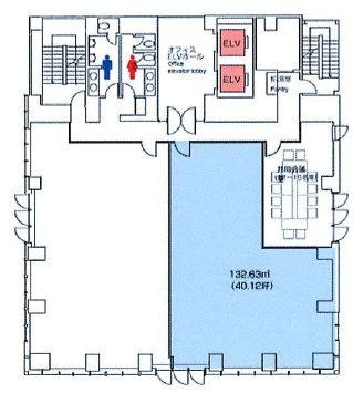 日総第22ビル4F 間取り図