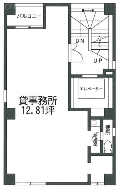 竹屋ビル4F 間取り図