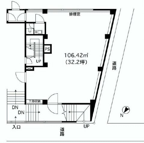 徳力ビルB 間取り図