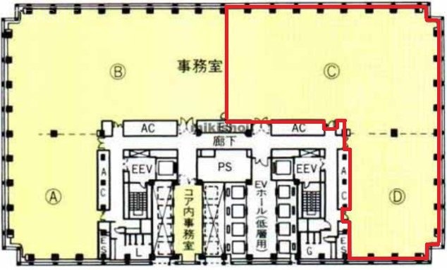 新宿モノリスCD 間取り図