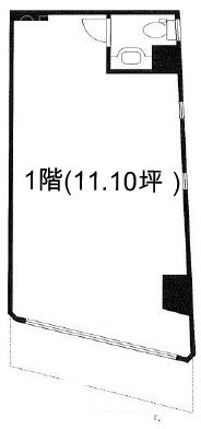 百景ビル1F 間取り図