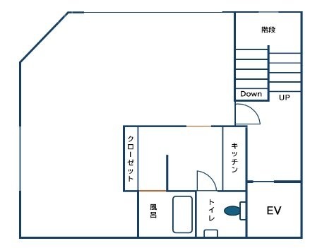 後閑(ごかん)ビル3F 間取り図