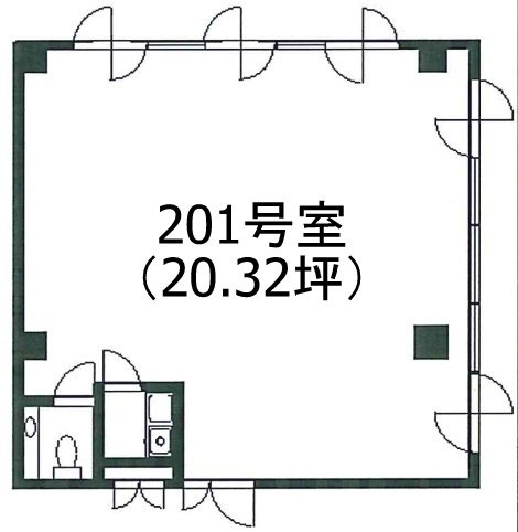 ROYAL四谷ビル201 間取り図