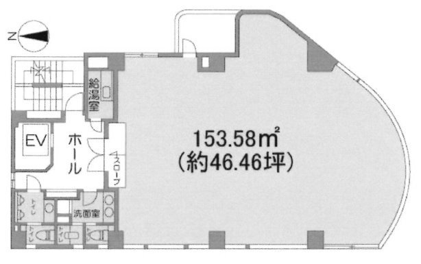 西京ビル6F 間取り図