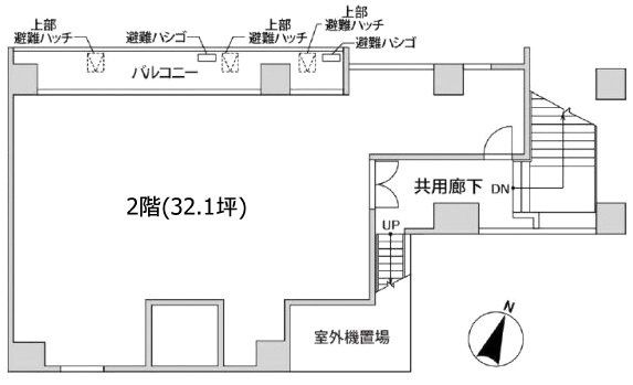 アーバンキューブ九段南201 間取り図
