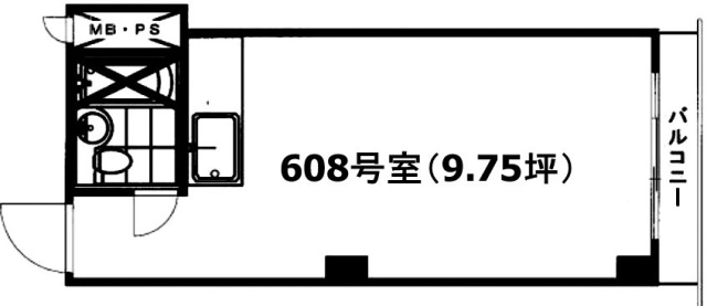 プリメーラ道玄坂608 間取り図