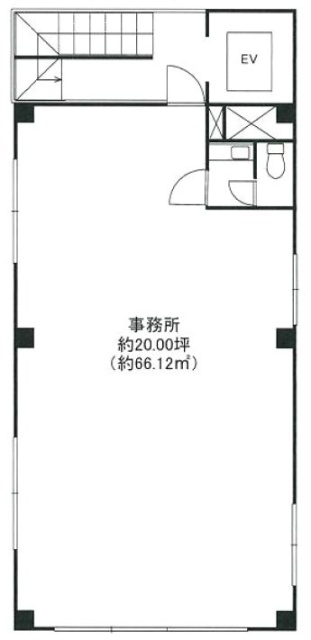 さかえビル3F 間取り図