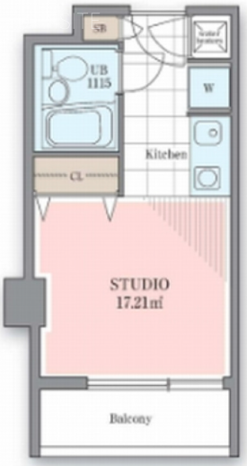 ホテル&レジデンス六本木1210-3 間取り図