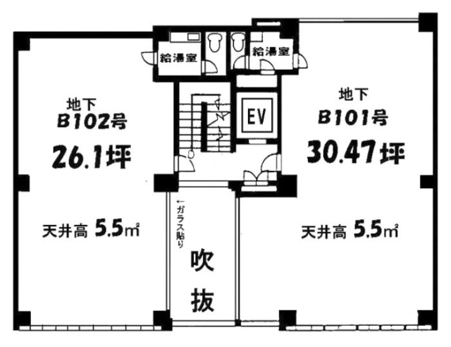 名倉堂ビルB101 間取り図