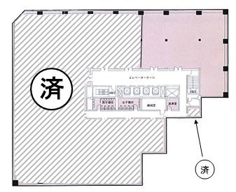 日本橋西川ビル8F 間取り図