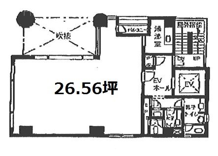 ナガシマ第Ⅴビル2F 間取り図