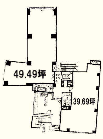 ノーク(NOKK)ビル202 間取り図