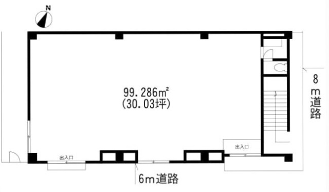 橘ビル1F 間取り図