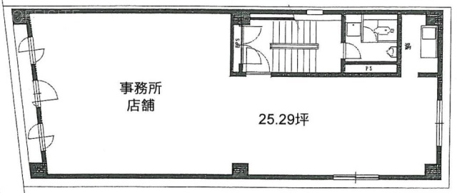 横島第2ビル4F 間取り図