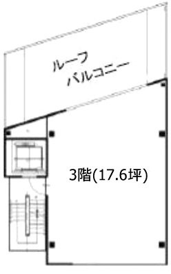 ACN高田馬場ビル3F 間取り図