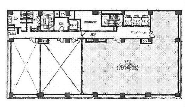 ONE SHINKAWA701 間取り図