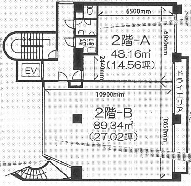 柿ノ木坂スカイパレスA 間取り図