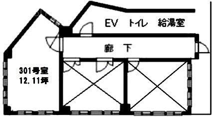 第一シルバービル301 間取り図