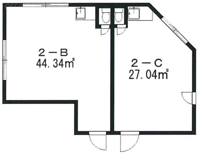 伊藤ビル2-B 間取り図