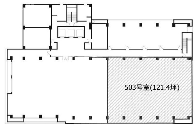 A-PLACE馬車道503 間取り図